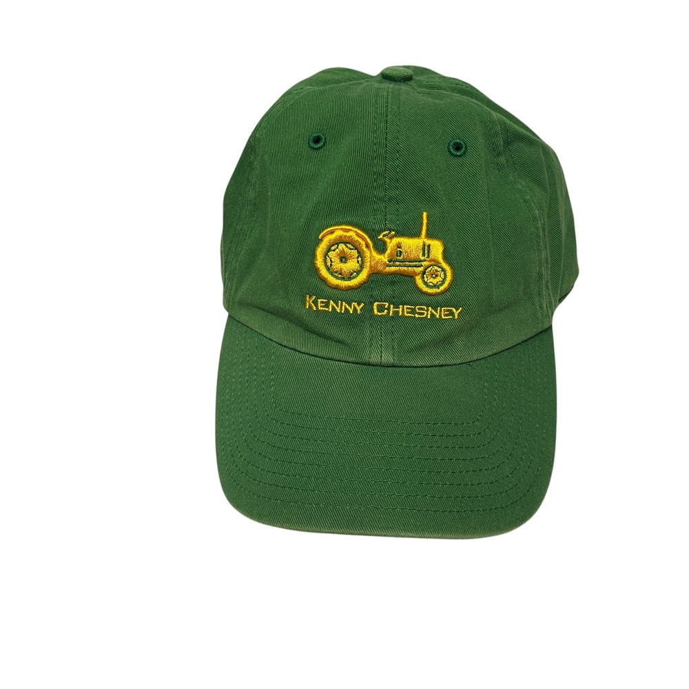 Kenny Chesney She Thinks My Tractors Sexy Green Twins Enterprise Dad Hat Cap